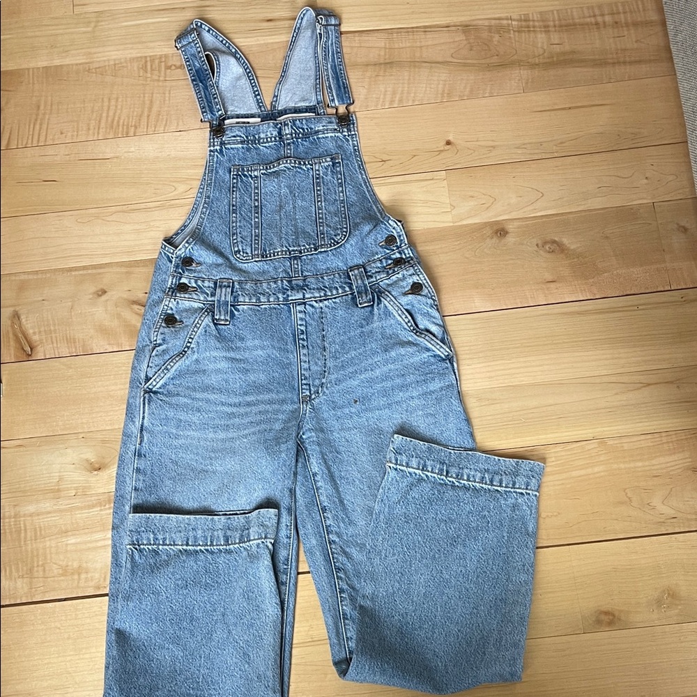 Cotton On Light Blue Denim Overalls